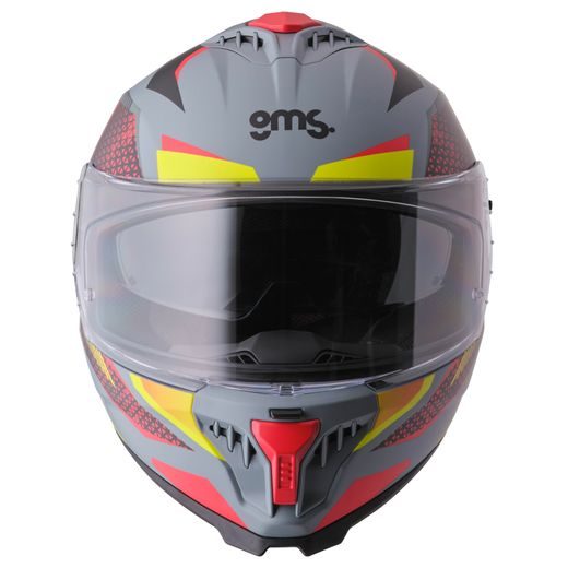 Integralna čelada GMS GELERO ZG12701 matt grey-yellow-blue M