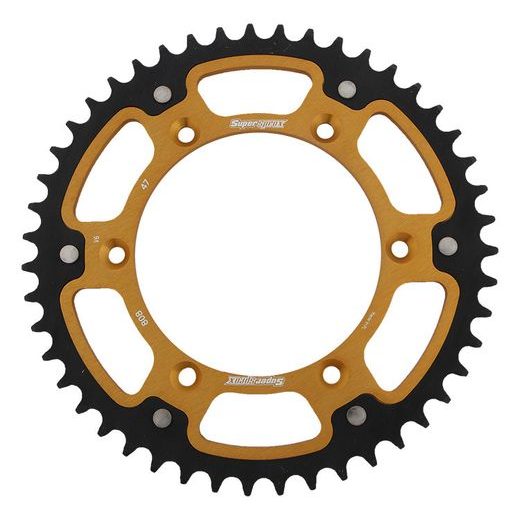Zadnji verižnik (zobnik) SUPERSPROX STEALTH RST-808:47-GLD zlata 47T, 520