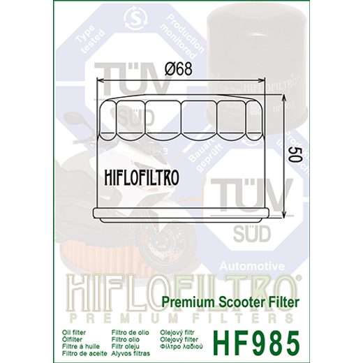 Oljni filter HIFLOFILTRO HF985