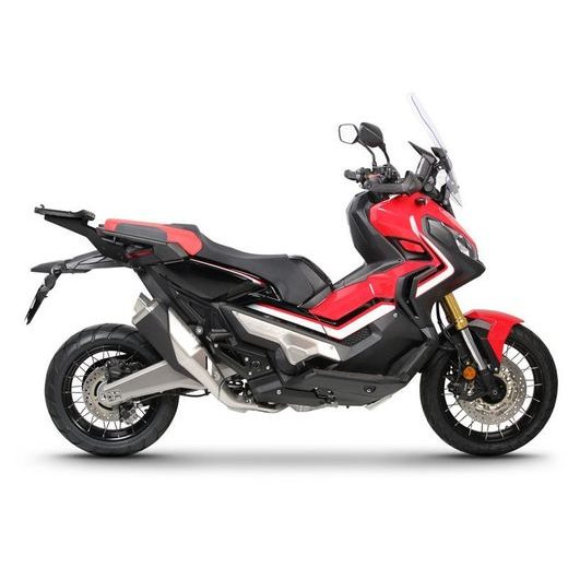 Set of SHAD TERRA TR40 adventure saddlebags and SHAD TERRA aluminium top case TR55 PURE BLACK, including mounting kit SHAD HONDA X-ADV 750