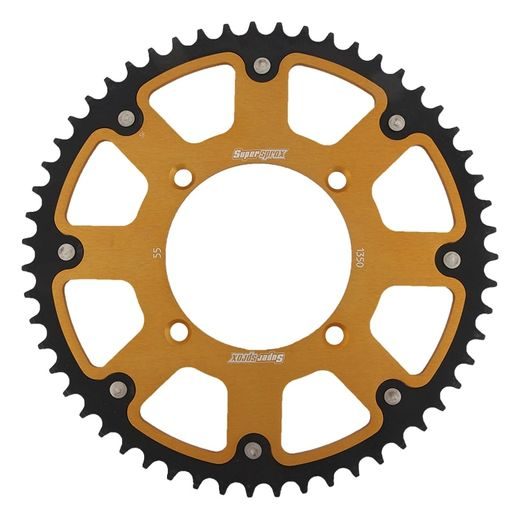 Zadnji verižnik (zobnik) SUPERSPROX STEALTH RST-1350:55-GLD zlata 55T, 520