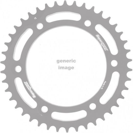 Rear ALU sprocket SUPERSPROX RAL-1304:44-BLK črna 44T, 525