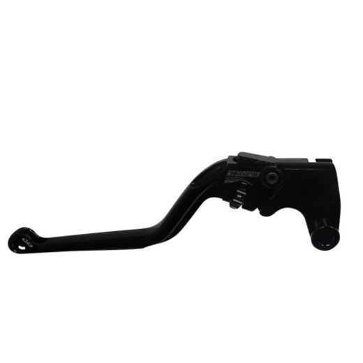 Clutch Lever ACCOSSATO EST955 fixed CNC-worked aluminium, black