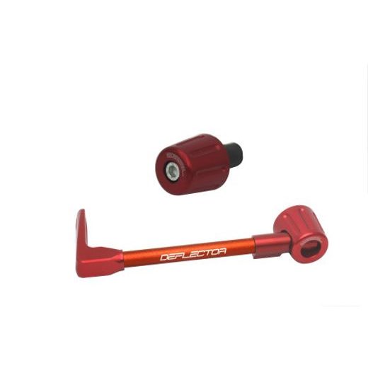 Lever guard in aluminium + right end ACCOSSATO DE005 with orange hose and joint levi
