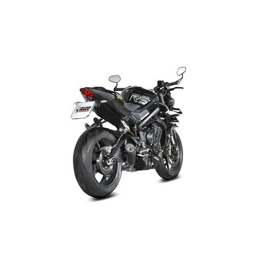 Full exhaust system 3x1 MIVV X-M5 T.031.SC5B Črn