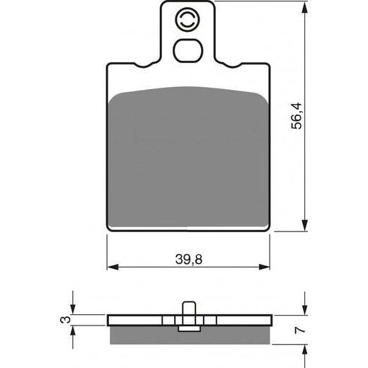 Zavorne obloge GOLDFREN 038 K5