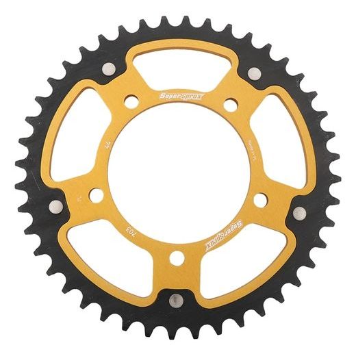 Zadnji verižnik (zobnik) SUPERSPROX STEALTH RST-703:44-GLD zlata 44T, 520