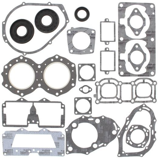Complete gasket set with oil seal WINDEROSA 611601