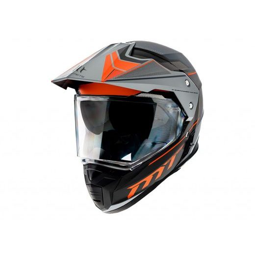Off road helmet MT Helmets SYNCHRONY DUO SPORT SV PATROL B4 MATT ORANGE XL