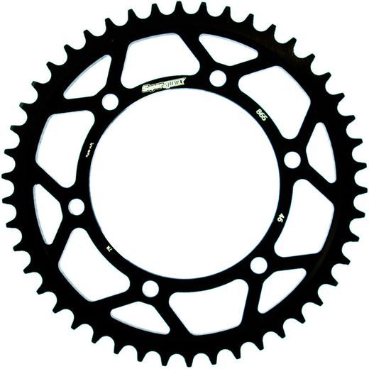 Zadnji verižnik (zobnik) SUPERSPROX RFE-865:46-BLK črna 46T, 530
