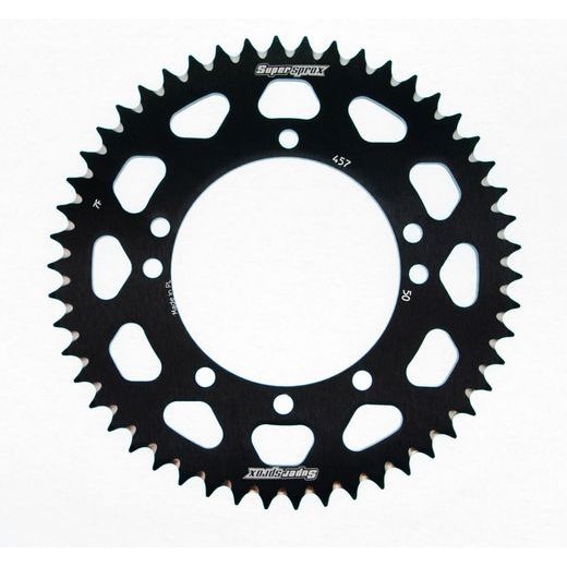 Rear ALU sprocket SUPERSPROX RAL-457:50-BLK črna 50T, 420