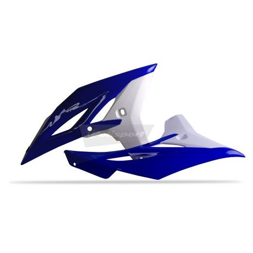 Radiator scoops POLISPORT 8413700006 (par) blue Yam98/white