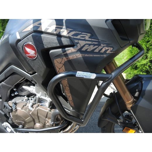 Engine guards RDMOTO CF57KD matt black upper + lower