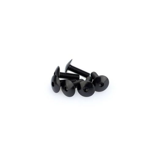 Screws PUIG ANODIZED 0657N črna M6 x 20mm (6pcs)