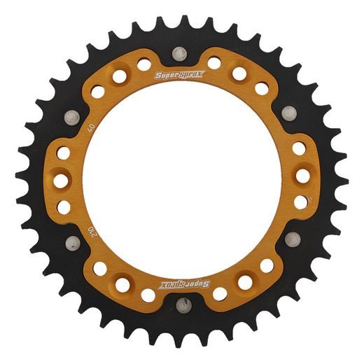 Verižni set EK - Srebrna chain 520 H, Non-sealed, CHK front sprocket SUPERSPROX, CHK rear sprocket SUPERSPROX STEALTH za HONDA CRF 300 L 2023-2024