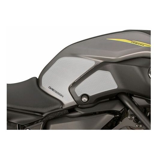 Tank side protectors PUIG ANTI-SLIP 20089W clear