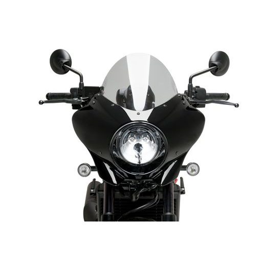 Semifairing PUIG MIRAGE 21461H smoke gloss black housing