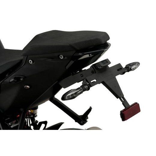 Adjustable license support PUIG 20449N črna