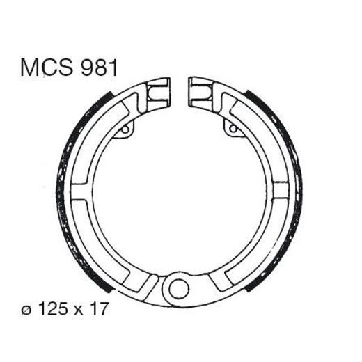 Zavorne čeljusti LUCAS MCS 981