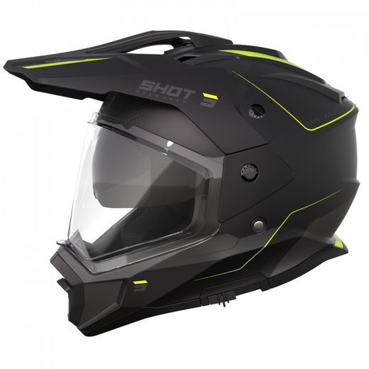 Helmet SHOT TREK MAX VISION RALLY A06-21OE-B01-09 black / neon yellow matt M