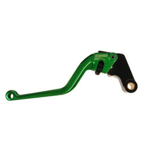 Clutch Lever ACCOSSATO ESB22 fixed CNC-worked aluminium, green