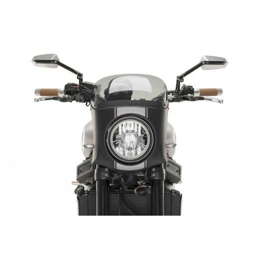 Windshield PUIG SEMI-FAIRING 9554H matt black smoke