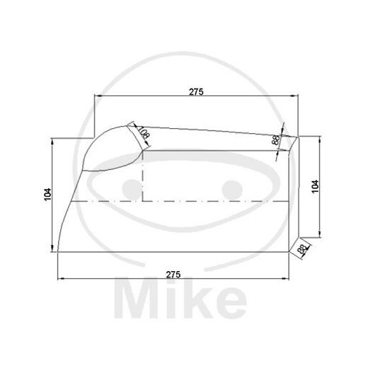 Pokrivalo za motor JMP blue/silver