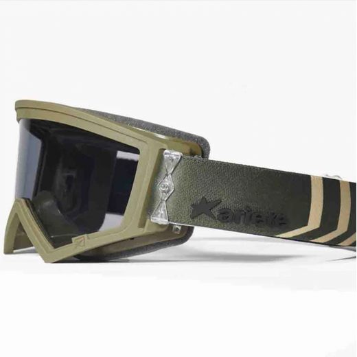 Goggles ARIETE PURAVIDA VIDA 14970-VVVC green / silver lens no pins