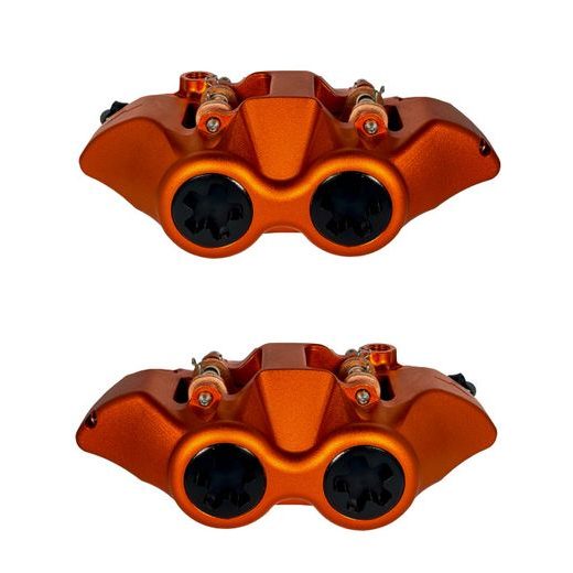Radial brake caliper ACCOSSATO PZ004 forged monoblock 108 mm distance with pistons in aluminium