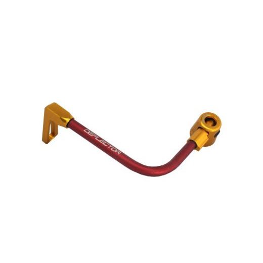 Lever guard ACCOSSATO DE002 with red hose and joint left, aluminium