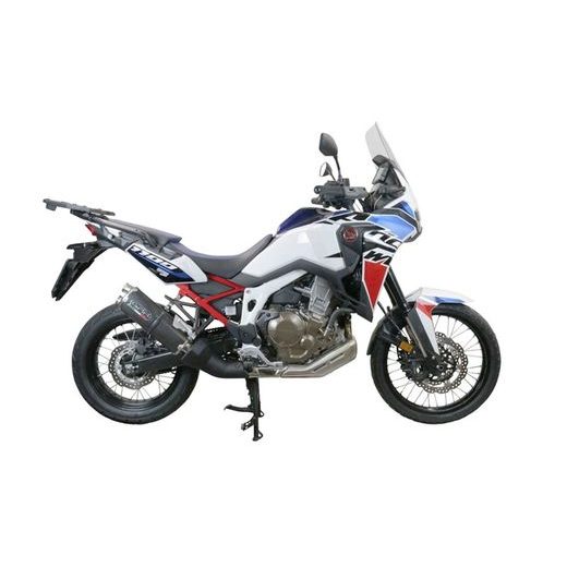 Slip-on exhaust GPR DUAL POPPY E5.H.275.DUAL.PO Carbon look