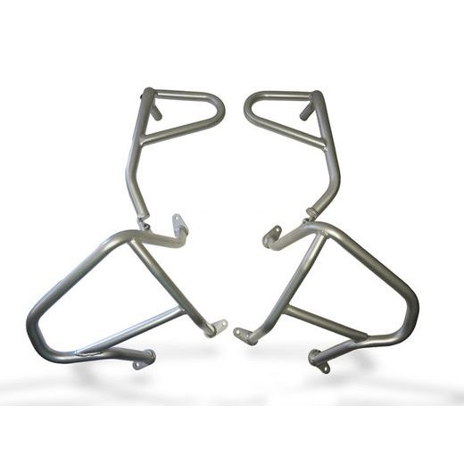 Engine guards RDMOTO CF46S srebrna upper + lower