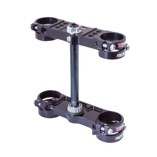 Triple clamp X-TRIG ROCS TECH 40704009 Črn 14mm