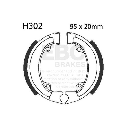 Brake shoe set EBC H302 includings springs