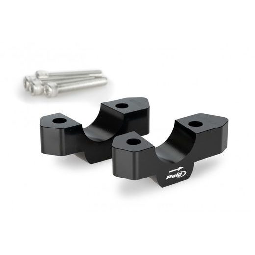 Risers PUIG 21878N črna height 20mm, d 32mm