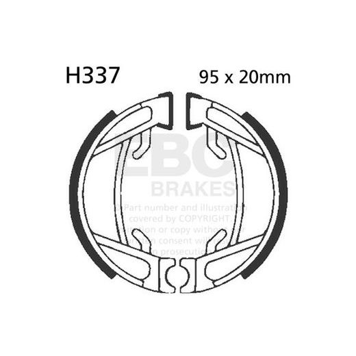 Brake shoe set EBC H337