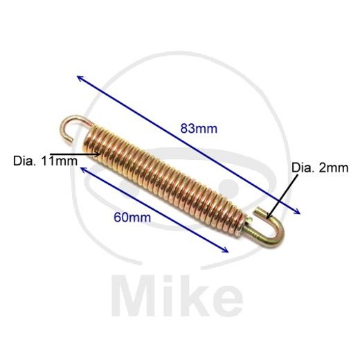 Exhaust spring JMP 83mm 4 pieces