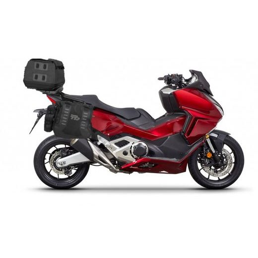 Set of SHAD TERRA TR40 adventure saddlebags and SHAD TERRA rear bag TR50, including mounting kit SHAD HONDA X-ADV 750