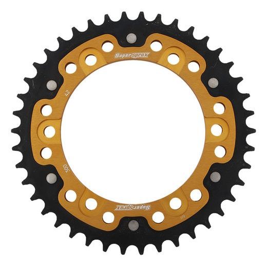 Zadnji verižnik (zobnik) SUPERSPROX STEALTH RST-300:42-GLD zlata 42T, 525