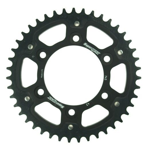 Verižni set EK - Zlat chain 525 ZVX, X-ring (X, NX, QX, XS), CHK front sprocket JT CHK rubber cushioned, CHK rear sprocket SUPERSPROX STEALTH za DUCATI ST4 916 Sporttouring 1999-2003