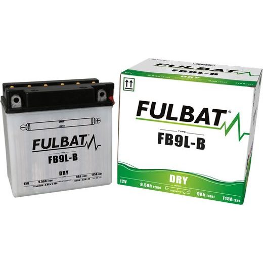Konvencionalen akumulator (priložena kislina) FULBAT FB9L-B (12N9-3B) (YB9L-B) Kislina priložena