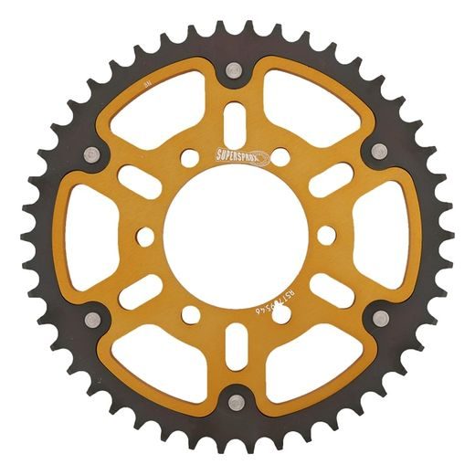 Zadnji verižnik (zobnik) SUPERSPROX STEALTH RST-7095:46-GLD zlata 46T, 525