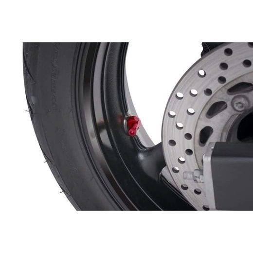 Valves for tubeless wheels PUIG 8100R rdeč D 8,3mm