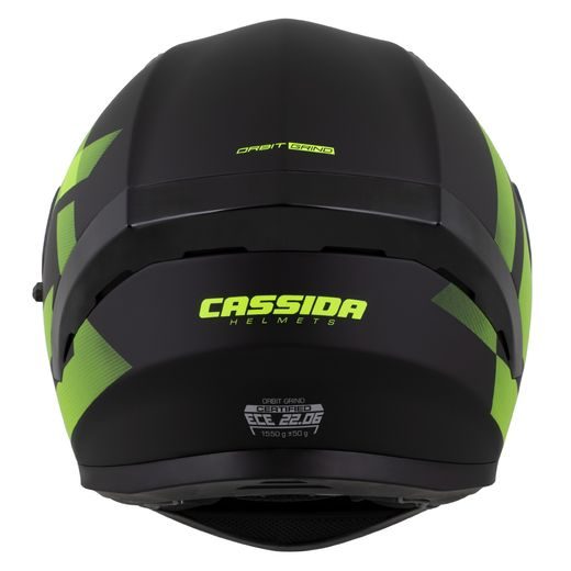 Integralna čelada CASSIDA Orbit Grind black matt, yellow fluo S