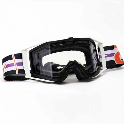 Goggles ARIETE 8K ENDURO 14960-EOV double clear lens oranžna