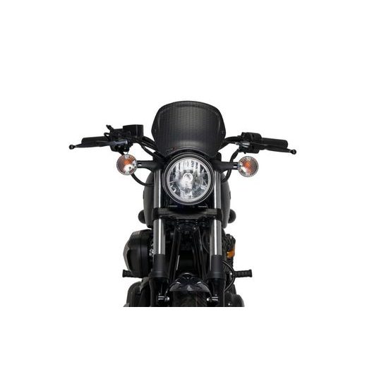 Windshield PUIG FRONTAL PLATE 3812C carbon look