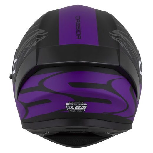 Integralna čelada CASSIDA Orbit Multivers black matt,purple,gray,white L