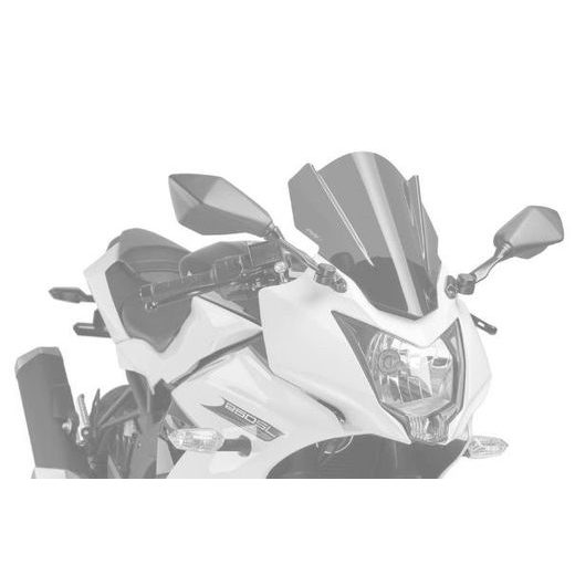 Windscreen PUIG RACING 7630C carbon look