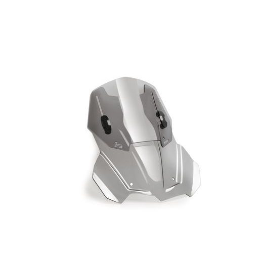 Windscreen PUIG RACING WITH SUPPORT + PROTECTION 3178H smoke