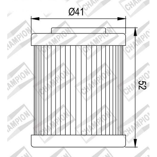 Oljni filter CHAMPION COF057 100609545